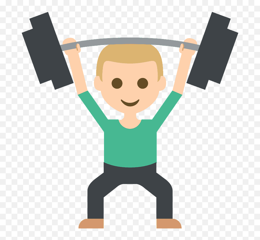 Weight Lifter Id 1692 Emojicouk - Brick Tied To A Rope,Flex Emoji