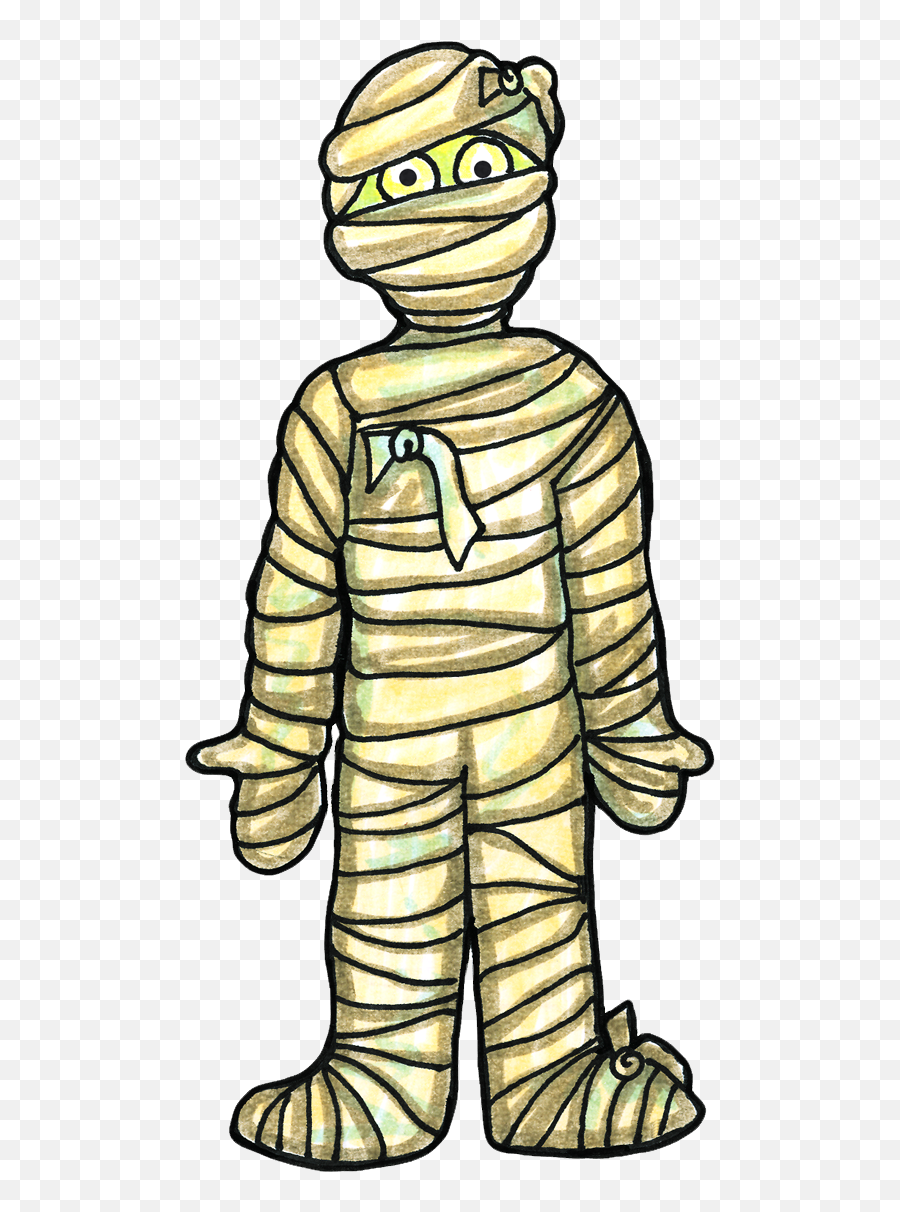 Halloween Mummy Clipart 6 - Cartoon Mummy Ancient Egypt Emoji,Mummy Emoji