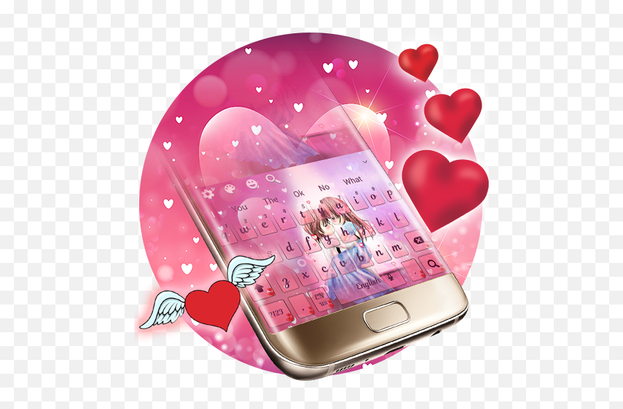 Sweet Love Couple Keyboard Theme - Girly Emoji,Ankit Emoji Stickers
