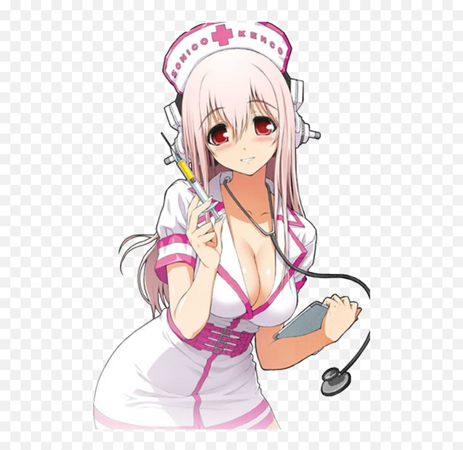Supersonico Nurse Anime Lewd Pink Sticker By Baby - Enfermeras Anime Emoji,Lewd Anime Emoji