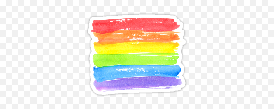 Pin On Roller Derby - Pride Rainbow Watercolour Emoji,No Gay Emoji
