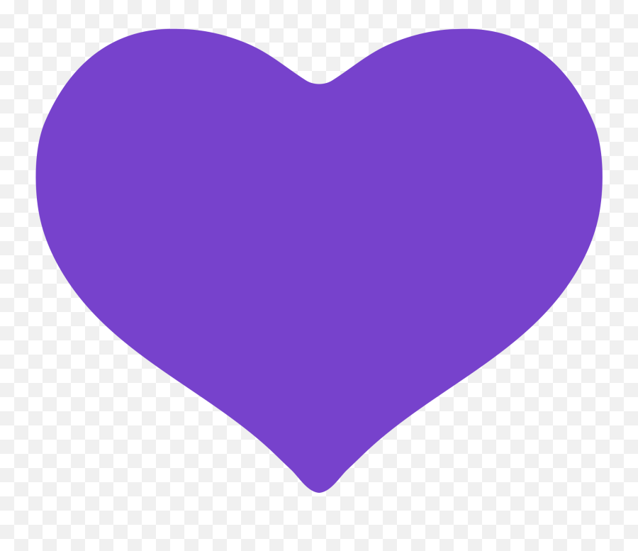 Purple Heart Emoji Facebook - Twitter Purple Heart Emoji,Facebook Emoji