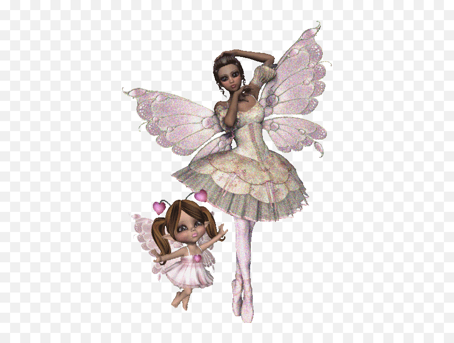 Two Animated Shining Fairies Fairy Images Fairy Art - Animated Fairy Emoji,Emoticons Que Se Mechem