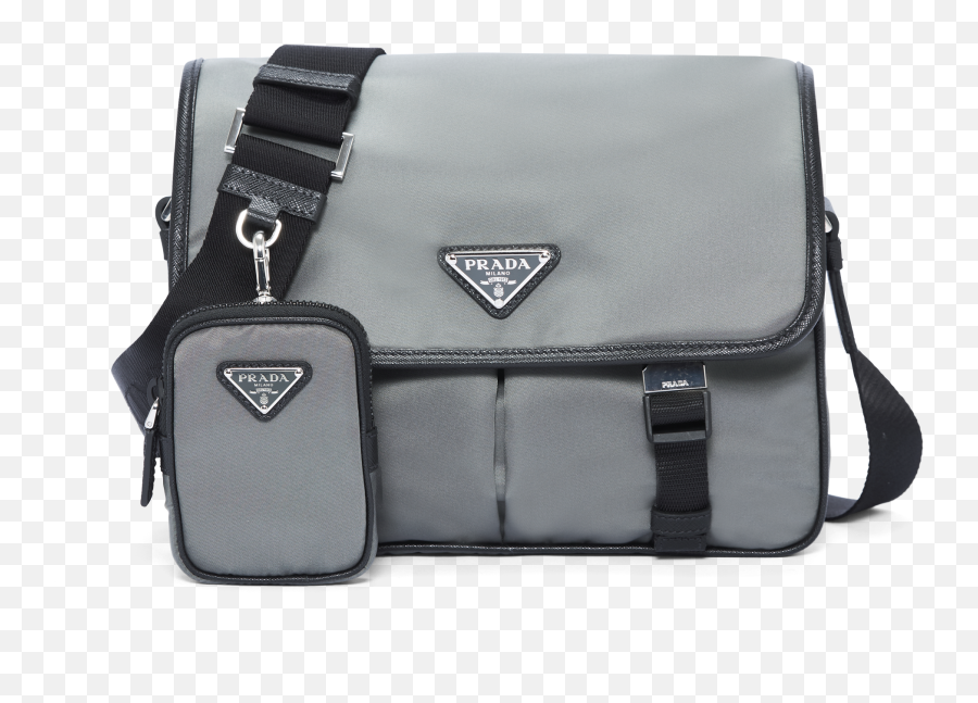 Prada Messenger Bag Mens - Prada Messenger Bag Grey Emoji,Man Bag Emoji