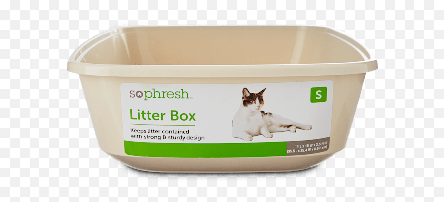 So Phresh Small Open Kitten Litter Box - Arenero Para Gato Petco Emoji,Cat Using Litter Box Emoticon