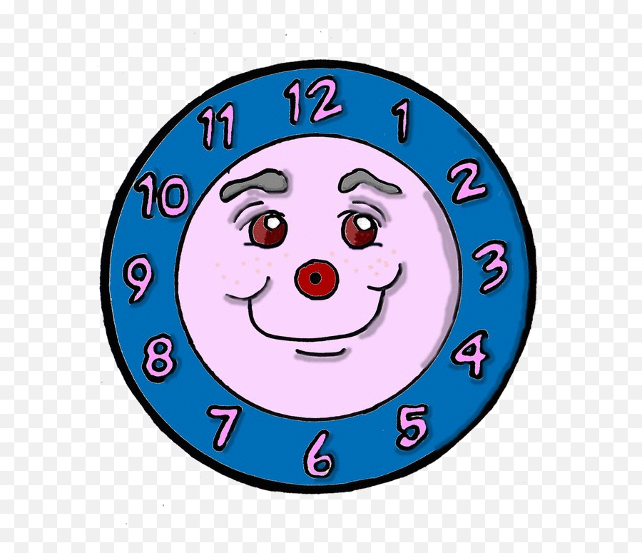 Analog Clock Tynker - Face Clipart Cute Clock Without Hands Emoji,Emoticon Steampunk