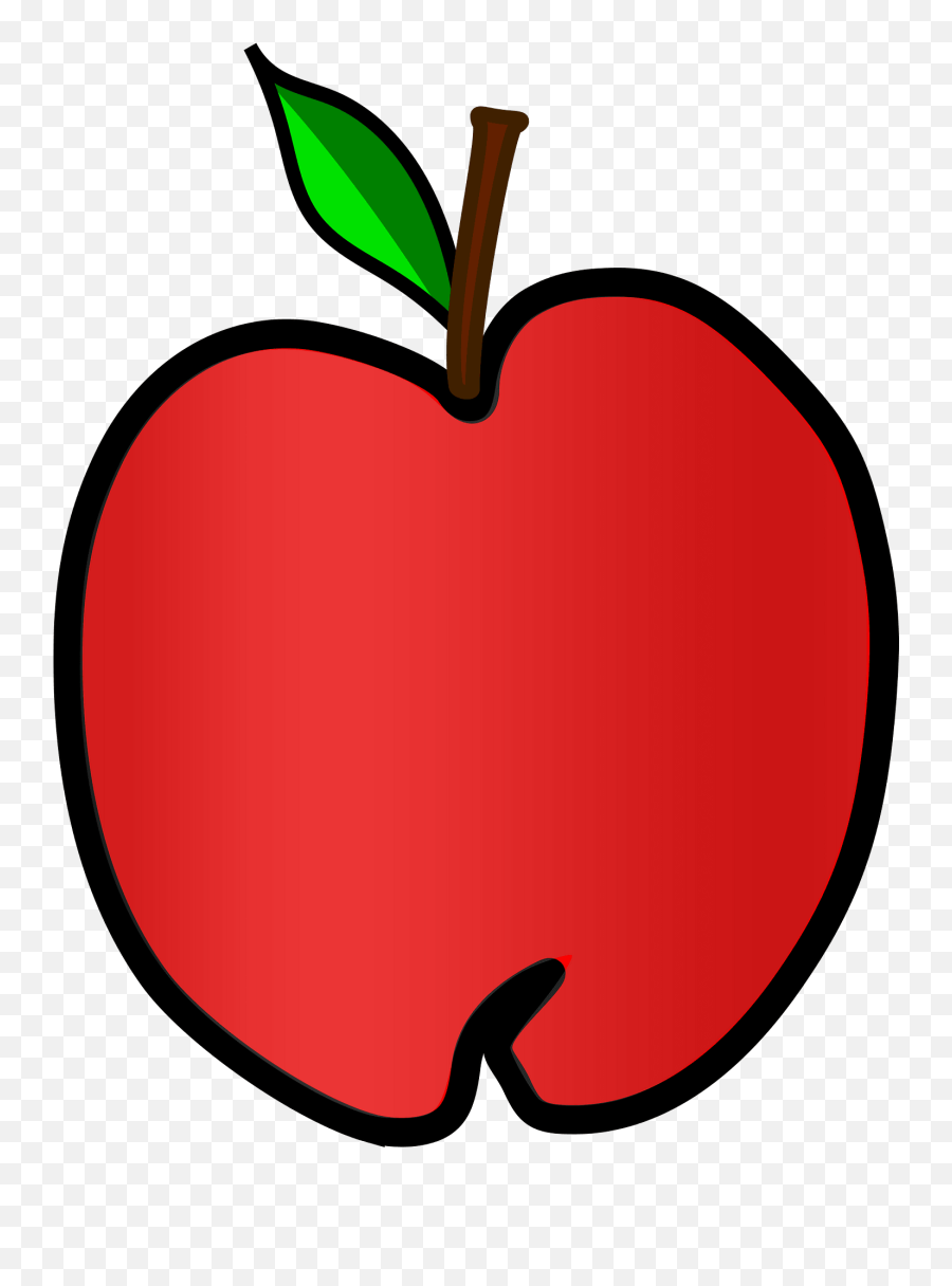 Red Apple Clipart - Manzanas Animadas Png Emoji,Emoticon Bitten Apple