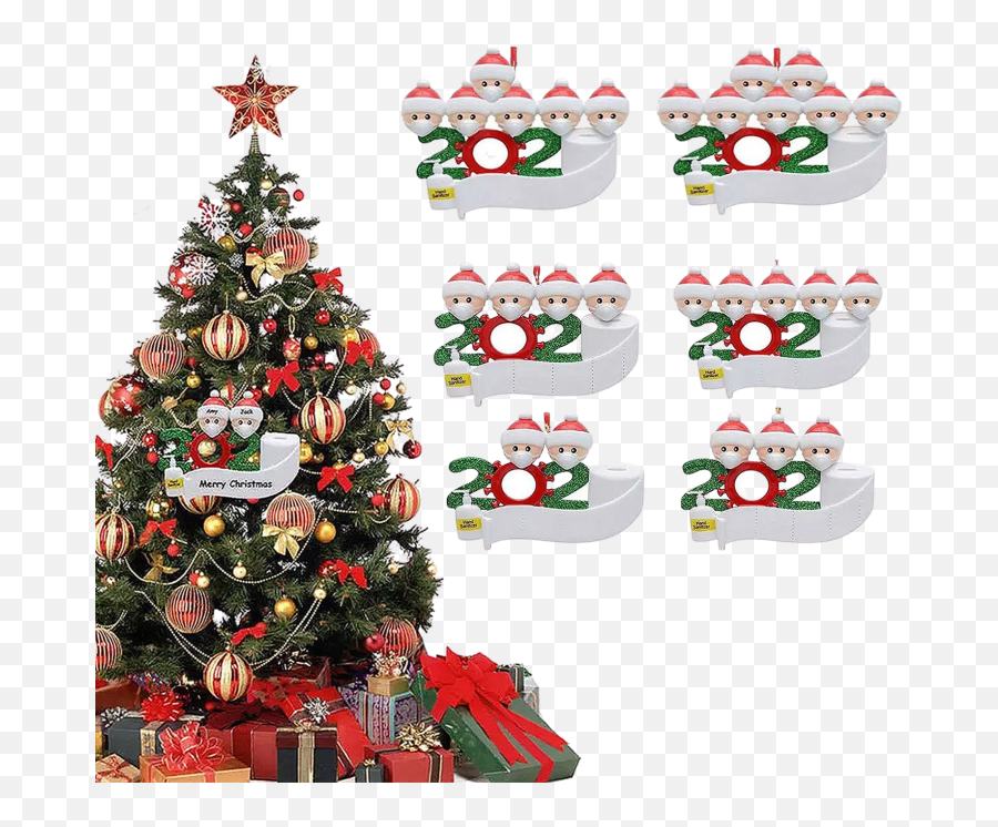2020 Christmas Holiday - Themed Ornament Decoration Of The Christmas Tree Emoji,Christmas Emoji Pillows