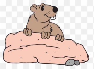 Beaver On A Rock Clip Art At Clker - Clip Art Emoji,Emoticon Sea Otter