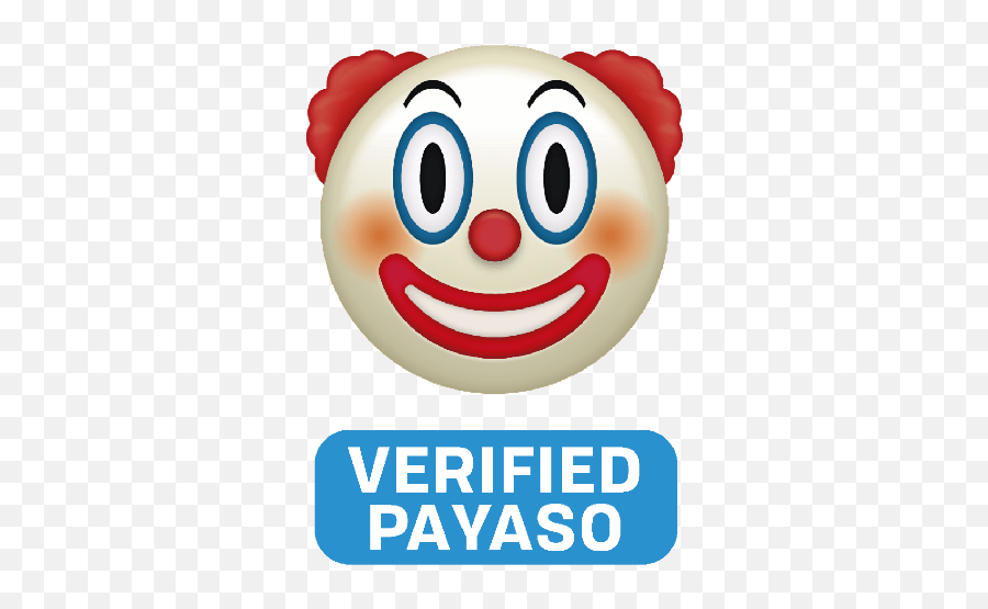 Clown Emoji,Verified Emoticon For Ig