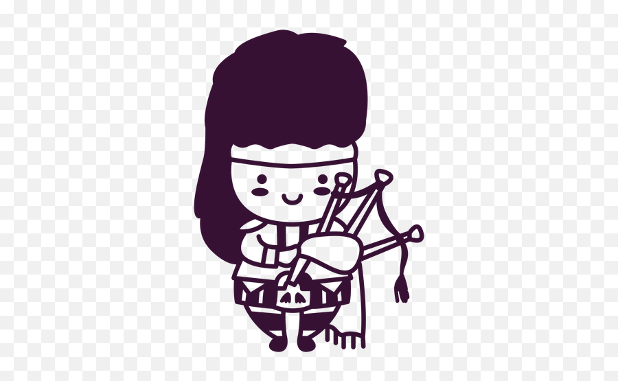 Man Scottish Bagpipes Stroke - Bagpipes Svg Emoji,Bagpipe Emoji