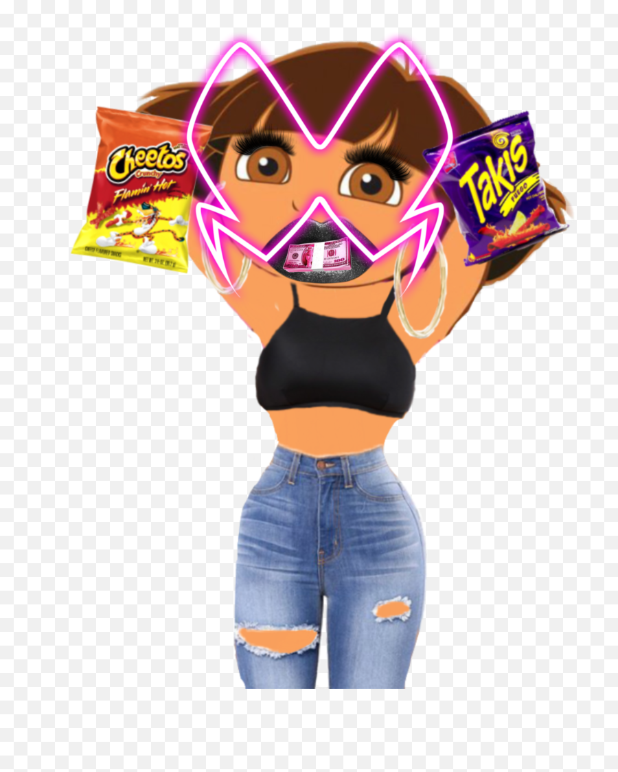 Discover Trending Dora Stickers Picsart - Ghetto Dora The Explorer Emoji,Olivia Miller Emoji