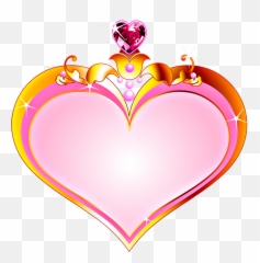 Heart - Princess Heart Clipart Emoji,Snapchat Queen Crown Emoji