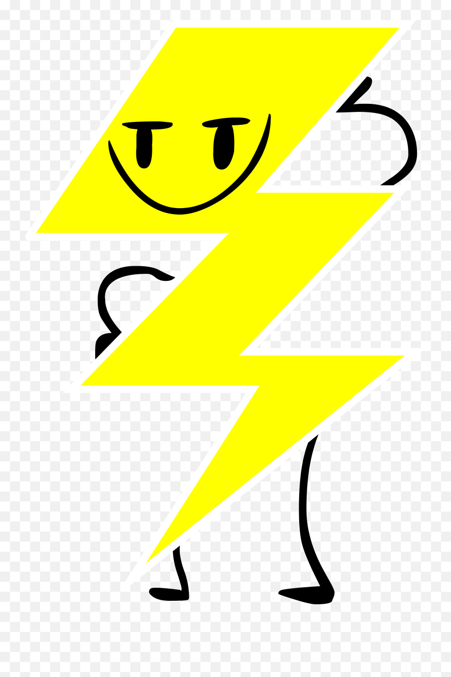 Lightning - Dot Emoji,Blue Box With White Lightning Bolt Emoji
