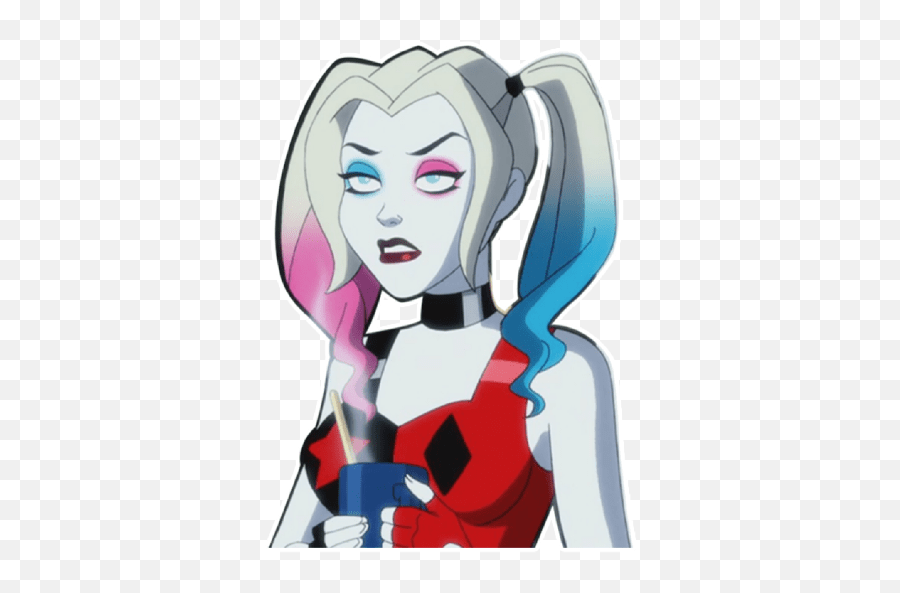 Harley Quinn - Harley Quinn Serie Sticker Emoji,The Emojis Harley Quinn Drawings
