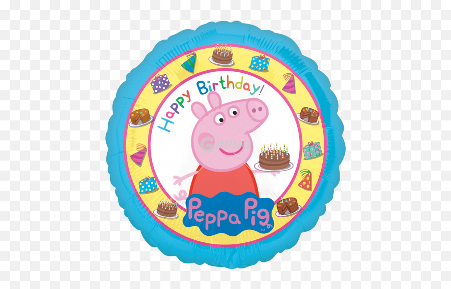 Tags - Celebration Gitpng Free Stock Photos Peppa Pig Happy Birthday Balloon Emoji,Emojis Candado Png