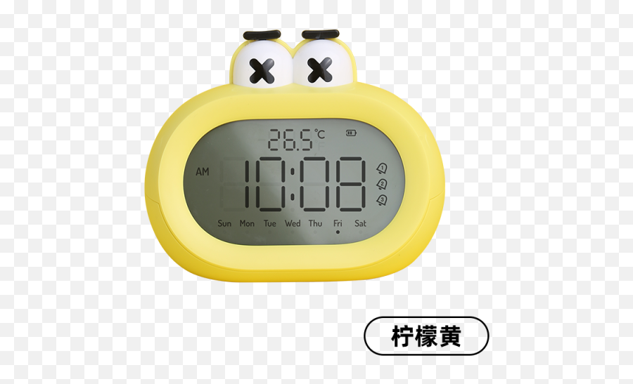 Children Cartoon Alarm Clock Kids Room Big Numbers Red Cute - Measuring Instrument Emoji,Emoji Digital Alarm Clock Radio