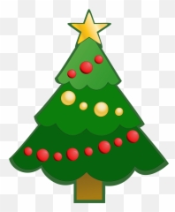 Simple Christmas Tree Clipart Clipart Panda Free Clipart - Clipart Christmas Tree Emoji,Christmas Emojis Iphone