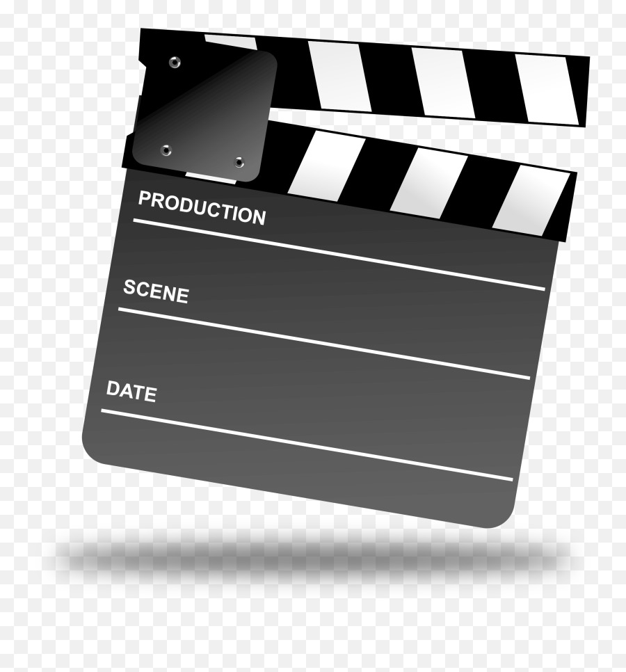 Clipart Movie Clapper Board - Movie Clapper Board Emoji,Clapperboard Emoji