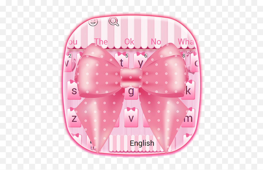 Pink Bow Keyboard - Bow Emoji,Pink Ribbon Emoji