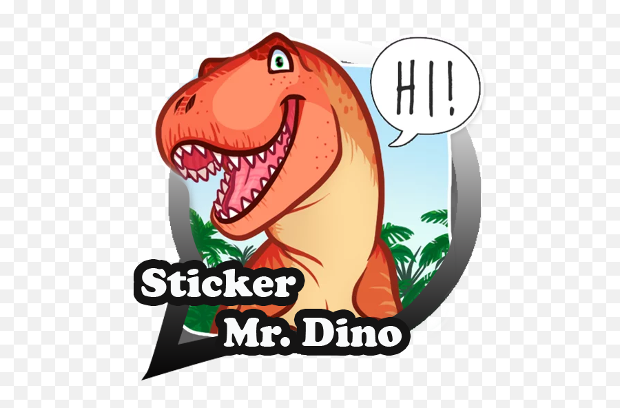 Cute Dino Sticker Kawaii For - Dinosaur Sticker Whatsapp Emoji,Dino Emoji