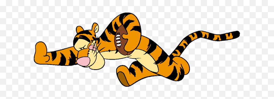 Tigger Playing Football - Tigger Football Clipart Emoji,Tigger Emoji