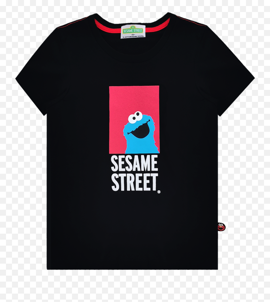 Sesame Street Lady Graphic Round Neck Short Sleeve T - Shirt Sesame Street Emoji,Sesame Street Emojis