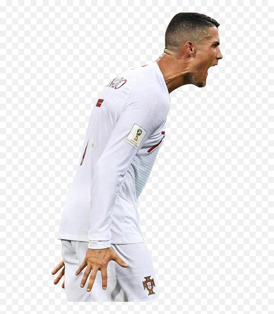 Christianoronaldo Ronaldo Meme Sticker By Karik Hogal - Long Sleeve Emoji,Screaming Emoji Meme