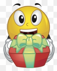 Mq Yellow Head Gift Gifts Emoji Sticker - Happy,Gift Emojis