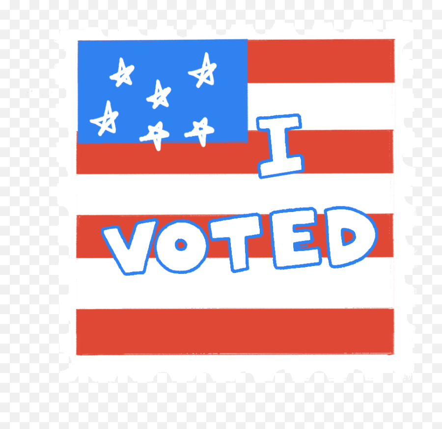 No I Voted Sticker Use This I Voted Face Filter - Horizontal Emoji,Hawaiian Flag Emoji