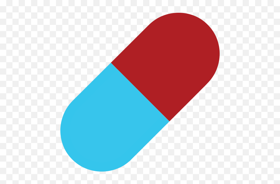 Pill - Red And Blue Pill Emoji,Drug Emoji