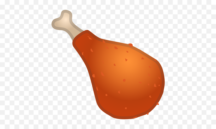 Poultry Leg Icon Noto Emoji Food Drink Iconset Google - Chicken Leg Emoji,Cheese Wedge Emoji