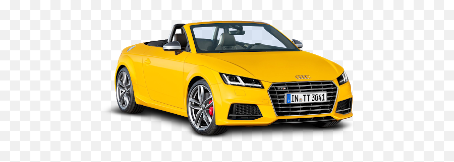 Ftestickers Cars Yellow Car Sticker - Audi Tts Roadster Vegas Yellow Emoji,Yellow Car Emoji