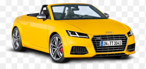 Ftestickers Cars Yellow Car Sticker - Audi Tts Roadster Vegas Yellow Emoji,Yellow Car Emoji