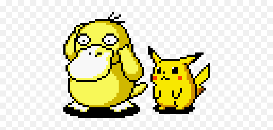 You May Only Speak In Gifs - Page 28 Aven Arcade Psyduck And Pikachu Pixel Emoji,Pikachu Meme Discord Emoji