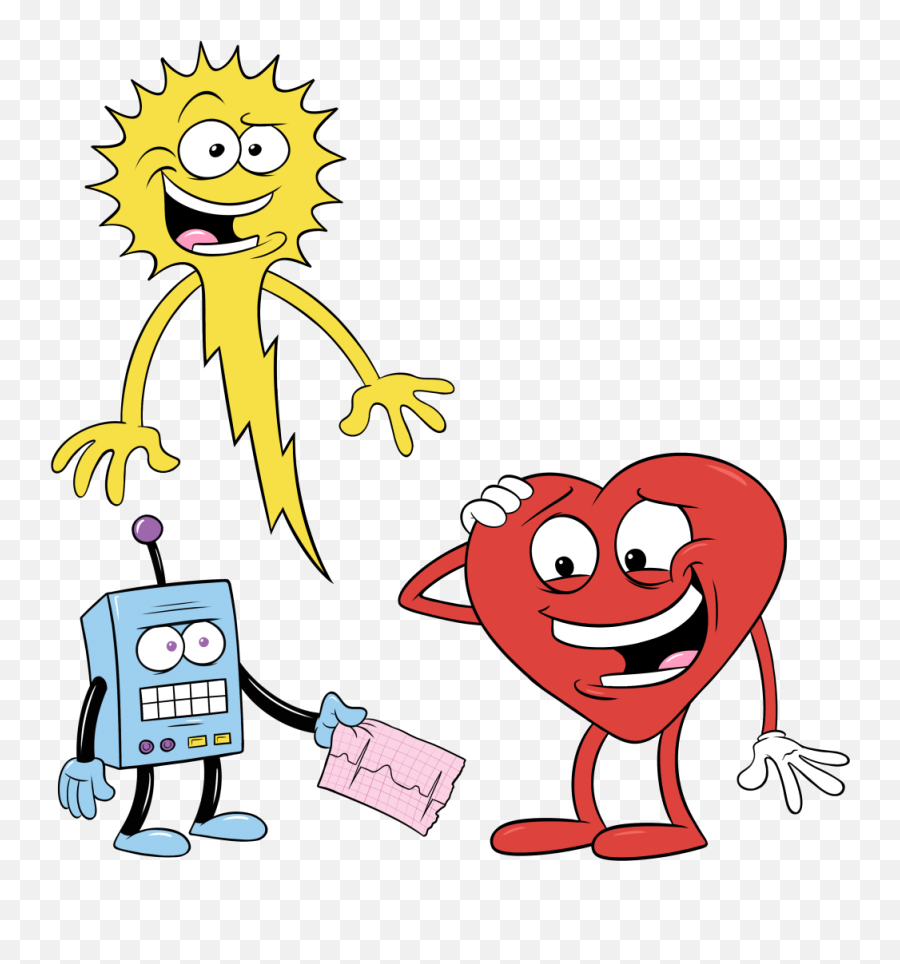 Medcomic Coloring Books Ecg Interpretation Entertaining - Fictional Character Emoji,Emotion Ecg