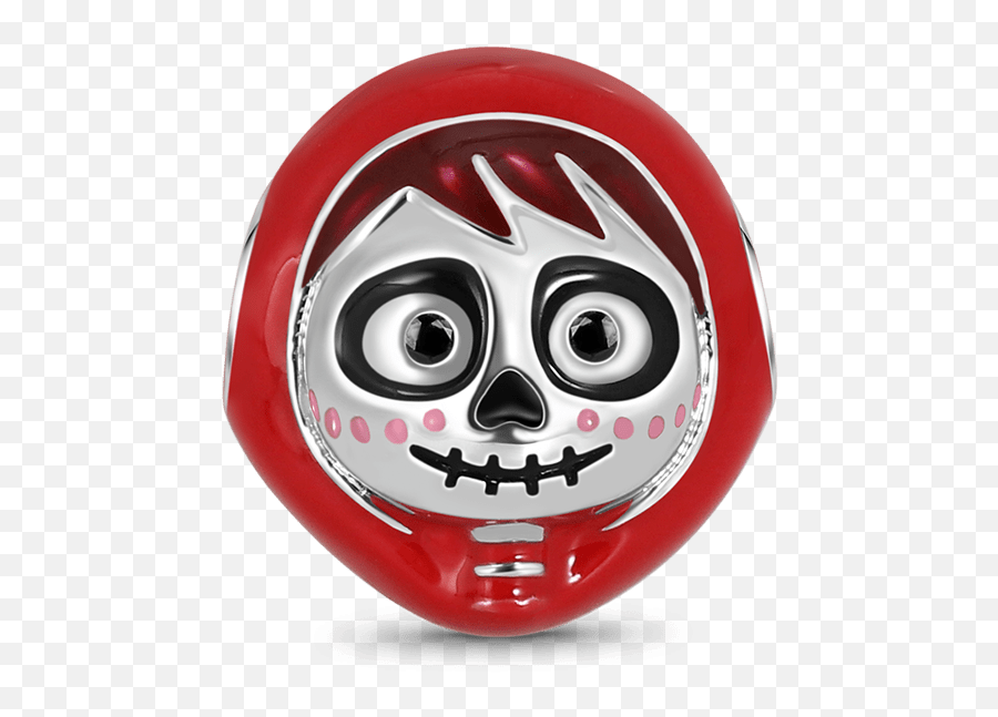 Little Boy Skull In A Hat Charm Bead - Fictional Character Emoji,Skull Emoticon Small