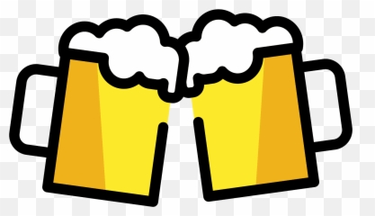 Emoji - Emoji Biere,Clinking Glasses Emoji