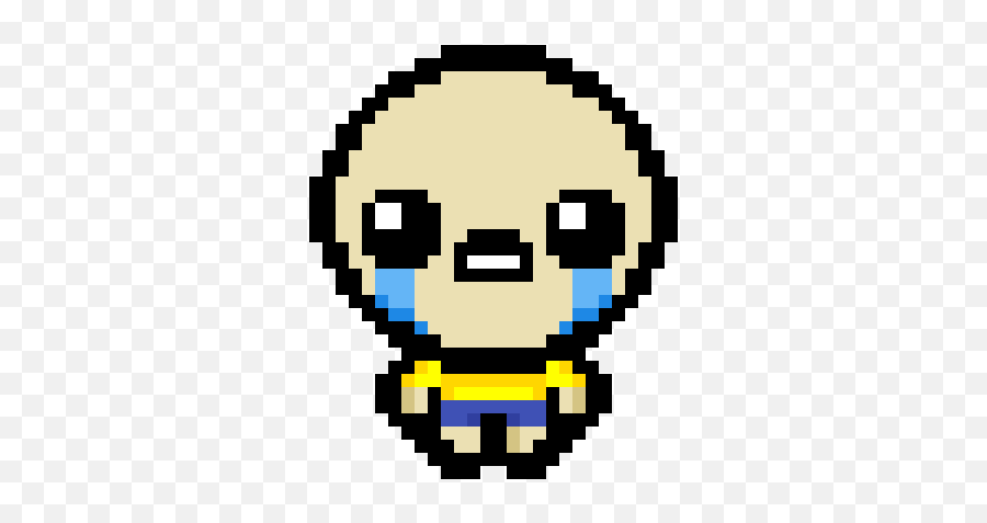 Pixilart - Binding Of Isaac Character Emoji,Isaac Emoticon