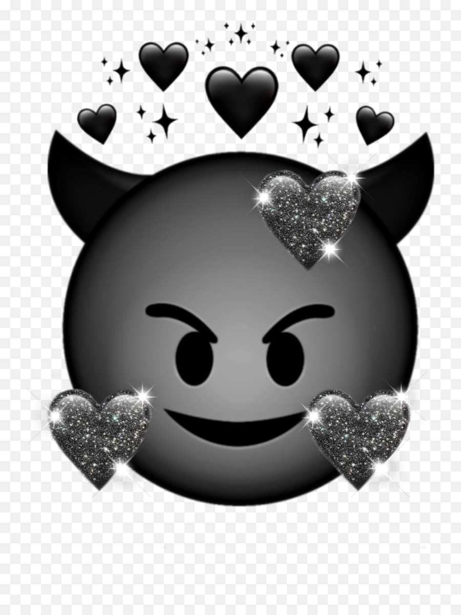 Maldad Similar Hashtags - Black Heart Iphone Emojis,Maldad Emoticon