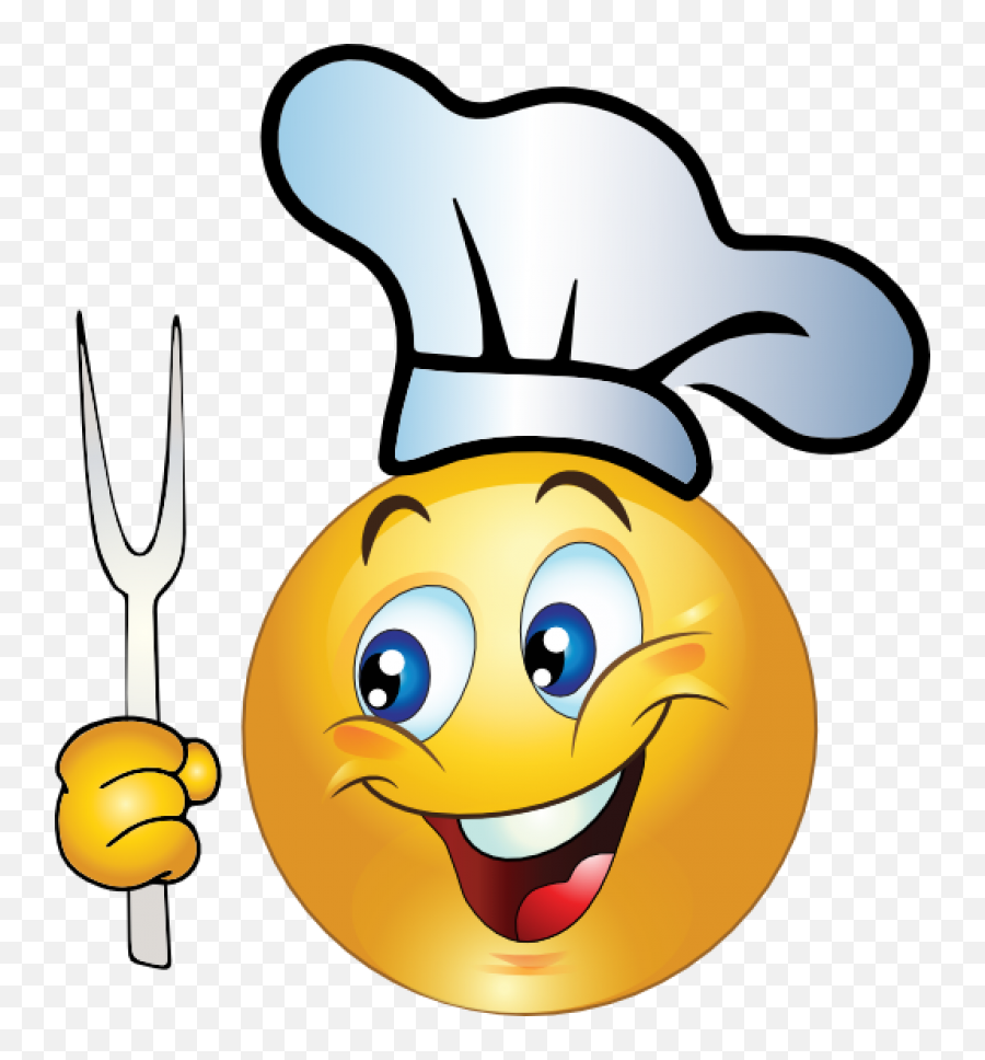 Funny Emoji Faces Funny Emoticons - Chef Smiley,Chef Emoji
