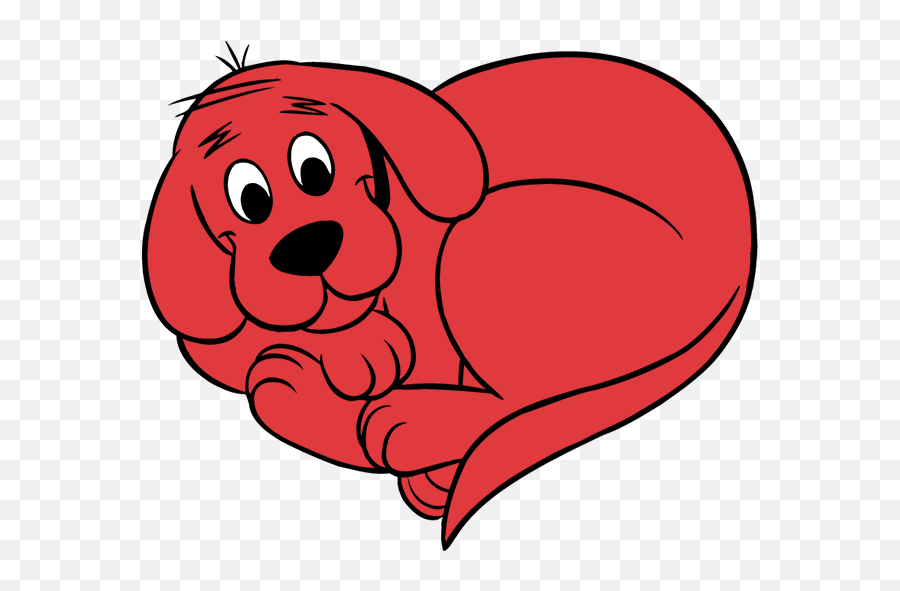 Clifford The Big Red Dog Png - Clifford Stickers Messages Clifford Emoji,Pitbull Emoji