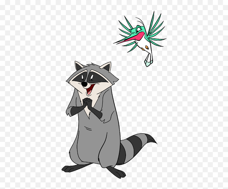 Flit U0026 Meeko Clip Art Disney Clip Art Galore - Meeko Animaux Pocahontas Personnage Emoji,Name A Disney Movie With Emojis Pocahantus