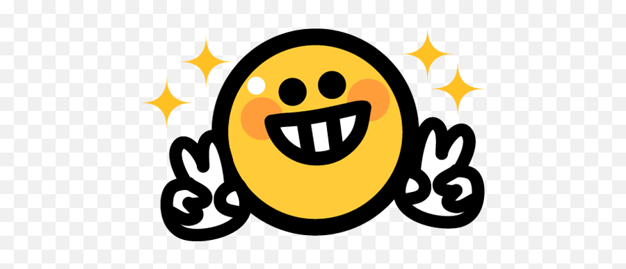 Smiley Face Sticker 1 By My - Happy Emoji,Emoji Face Stickers