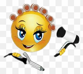 Rollers Giddle Dryer Sticker - Hair Stylist Emoji,Girls Generation Emoticon