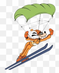 Cartoon Disney Goofy Pippo Sticker - Goofy Emoji,Ski Jumping Emoji