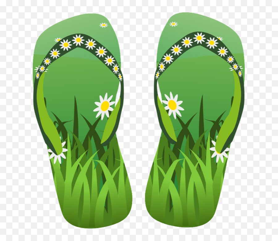Cliparts Thongs Sandals Png Images - Flipflops Green Clipart Emoji,Free Flip Flop Emoticons