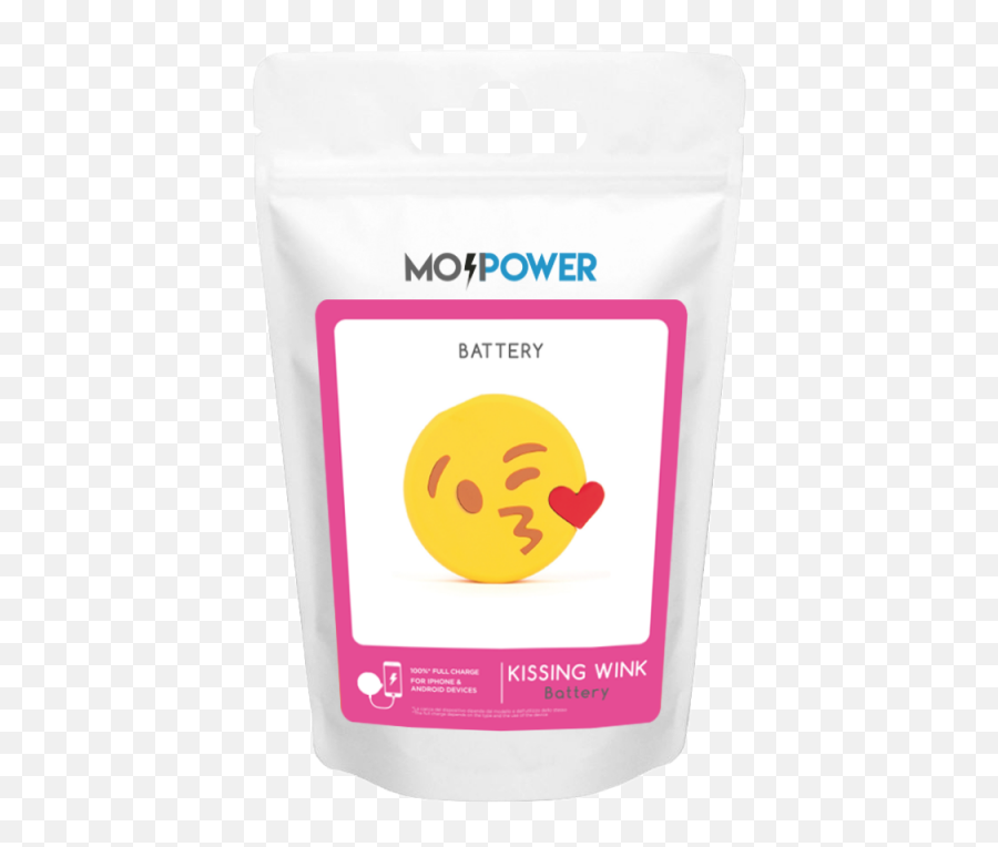 Mojipower Emoji Powerbanks Kissing Wink - Happy,Kissing Wink Emoji