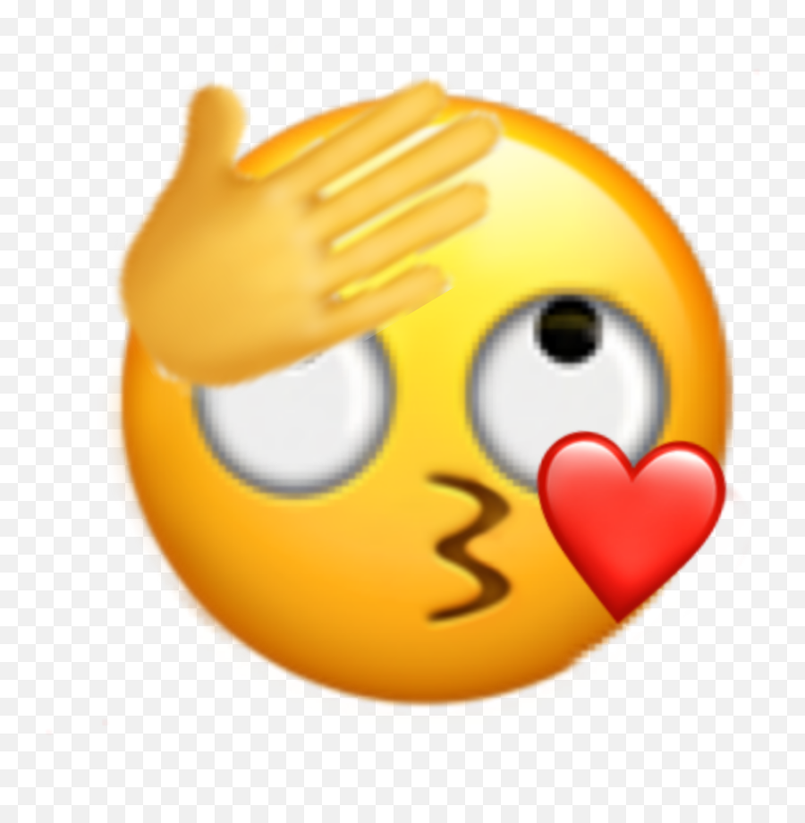Kiss Emoji Sticker - Tik Tok Emoji Hand,Kissing Emoji