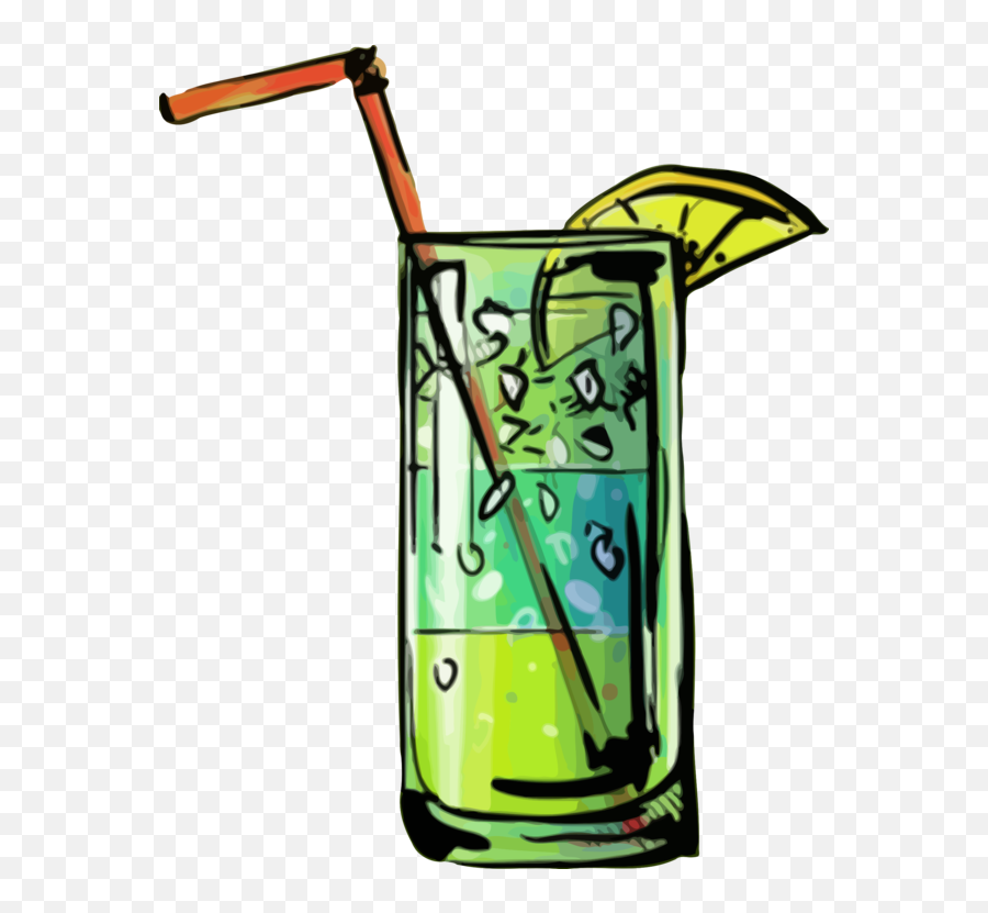 Yellowglassgreen - Mojito Clipart Png Transparent Png Emoji,Emoticon Drinkinig Glasses